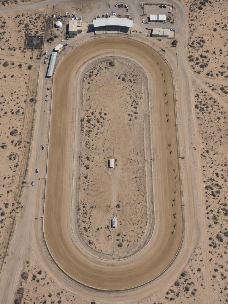 Satellite view of race track